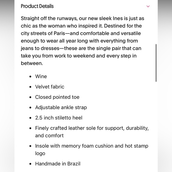 Larroude Ines Pump in Wine Velvet - Picture 14 of 15